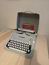 Vintage Machine à Écrire HERMES Media 3 Portable Valise Typewriter Ancien 60's
