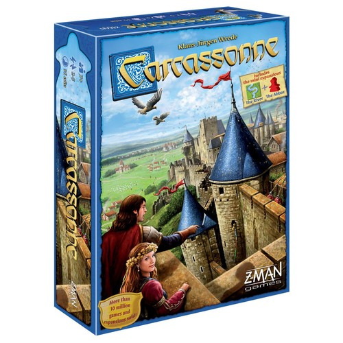 Jeu société carcassonne - jeu, de