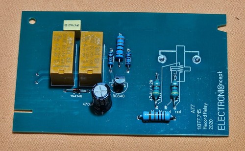 Pcb record relay for revox - pcb,