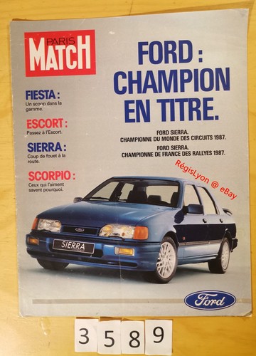 Paris match ford fiesta escort - match,