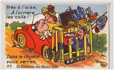 Très à l'aise. A l'arrière les colis. Dans le cageot vous verrez SAINT-E - 2697