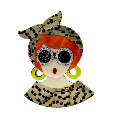 Broche bijou élégante - bijou,