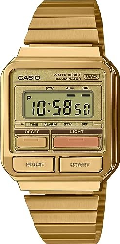 Casio vintage a120weg gold - casio, a120weg-9a