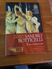 2€ Commémorative Coincard  Saint Marin 2010 Boticelli
