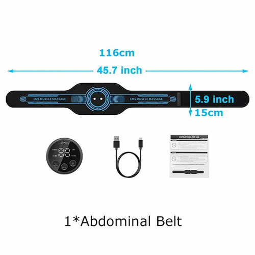 Ems belt massage - ems, abdominal
