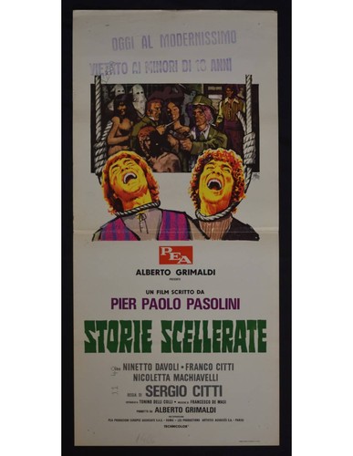 Affiche storie scellerate - affiche, pier