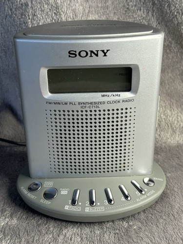 Radio réveil sony icf c713l - radio,