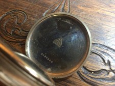 Boîtier de montre de poche Omega 48mm en acier brossé