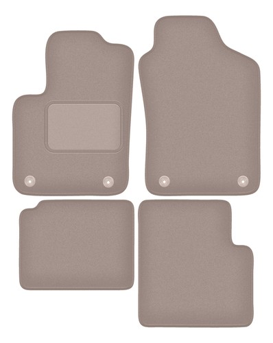 Tapis sol velours beige - tapis,
