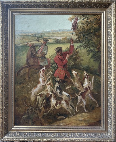 19th century antique oil - 19th,