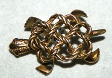 jolie broche vintage  Tortue années 70.80 PM PARIS