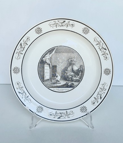 Assiette faïence creil - faïence, de