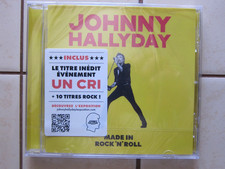 cd johnny hallyday Made in rock'n'roll UN CRI 2023 neuf