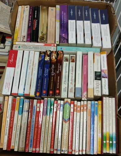 Lot livres harlequin sagas - 63,