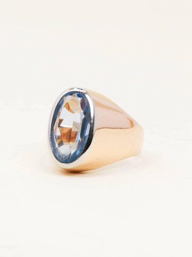 Bague chevalie vintage or - vintage,