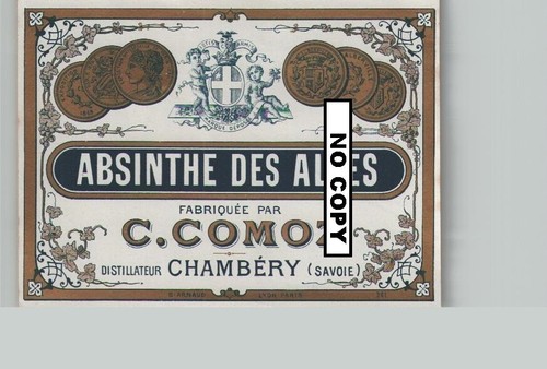 Etiquette neuve absinthe - neuve, des