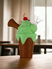 Bong Ice Cream 18cm Vert