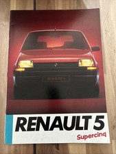 Brochure Renault 5 Supercinq