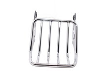 Porte-bagages chromé amovible