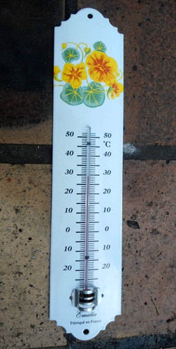 Thermometer enamel capuchins - thermometer,
