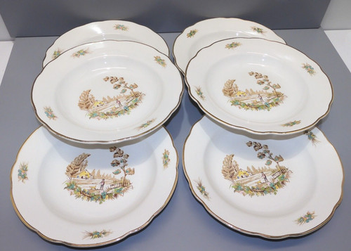 Assiettes demi creuses - -6,