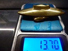 broche vintage parfums Pierre Balmain,L 65mm,P 13,70g