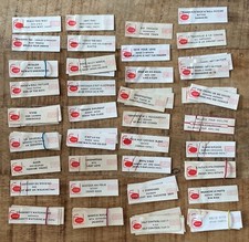 Étiquettes Jukebox Authentiques - Choisissez Vos Artistes - Faites Vos Offres