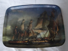 PLATEAU VINTAGE FIBRE DE VERRE