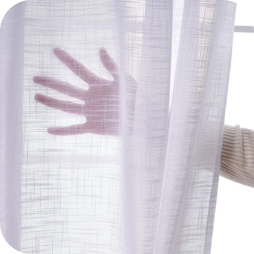 Rideau voilage blanc 140x245 - rideau,