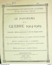 Panorama 1914 n°40 Guerre