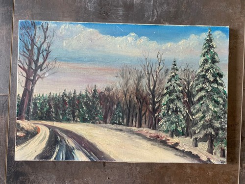 Tableau peinture paysage - tableau,