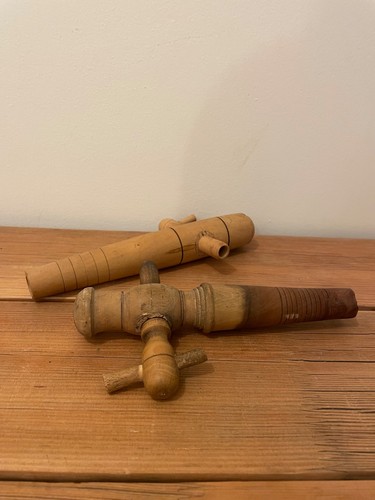 Ancien robinet bois pour - en,