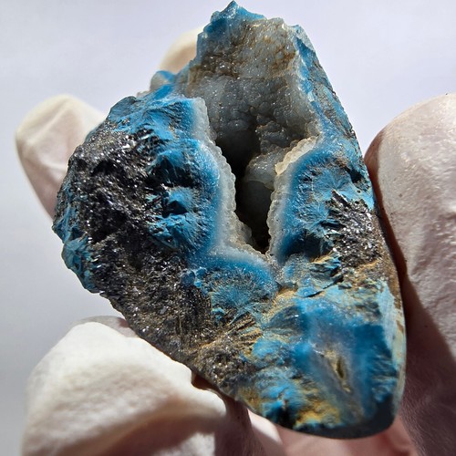 Rare shattuckite sphérique - , à
