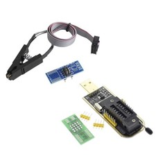 Module programmateur USB pour flash EEPROM 24 25 Series + clip de test SOIC8 ...