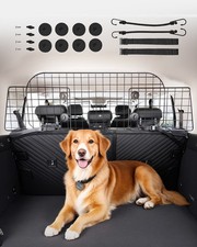 VEVOR Barrière de Voiture pour Chien Grille Pare-chien Animaux 90-153,9 cm