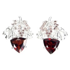 925 Argent Sterling Boucles