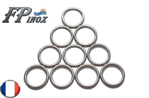 Anneaux inox rond - 3, mm