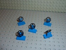 5 x LEGO Bleu Steering Wheel