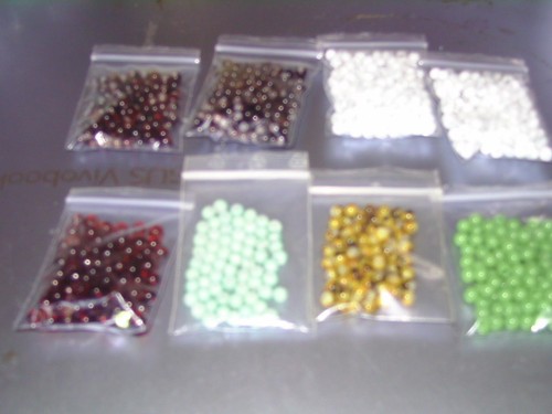 Plus 300 perles verre - perles, en