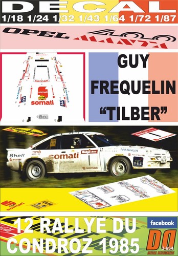 Decal opel manta 400 - decal,