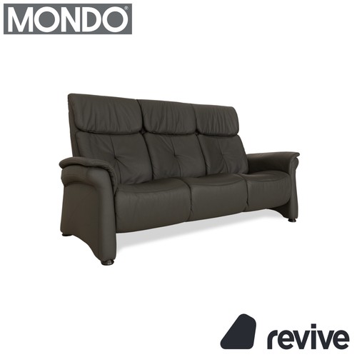 Mondo varia cuir canapé - cuir, trois