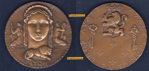 Médaille lyon par marcel - lyon,
