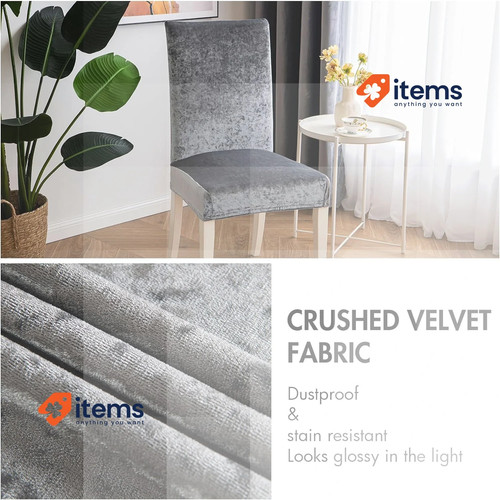 Miulee housses chaise argent - miulee,