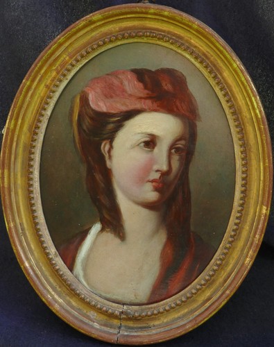 Portrait une jeune femme - d'une,