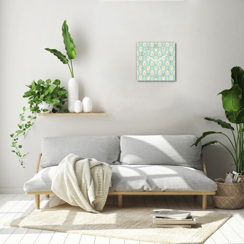 Horloge murale design verre - en,
