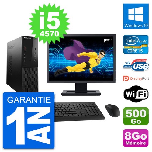 Lenovo s500 sff ecran - lenovo, 19"