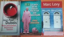 3 livres de poche de JPDubois, Jonas Jonasson, Marc Levy