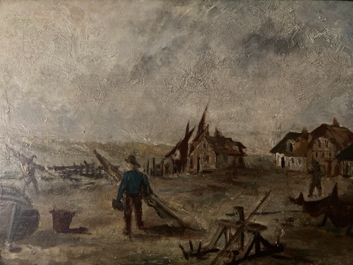 Belle peinture huile sur - belle,