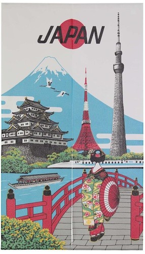 Rideau japonais noren beau - japonais,