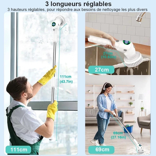 Brosse nettoyage électrique - brosse,